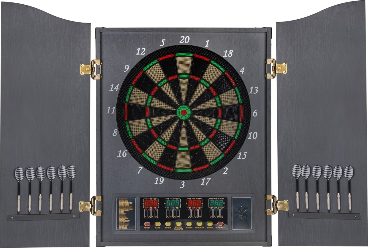 Stanlord Elektronisk dartskab inkl. 12 pile