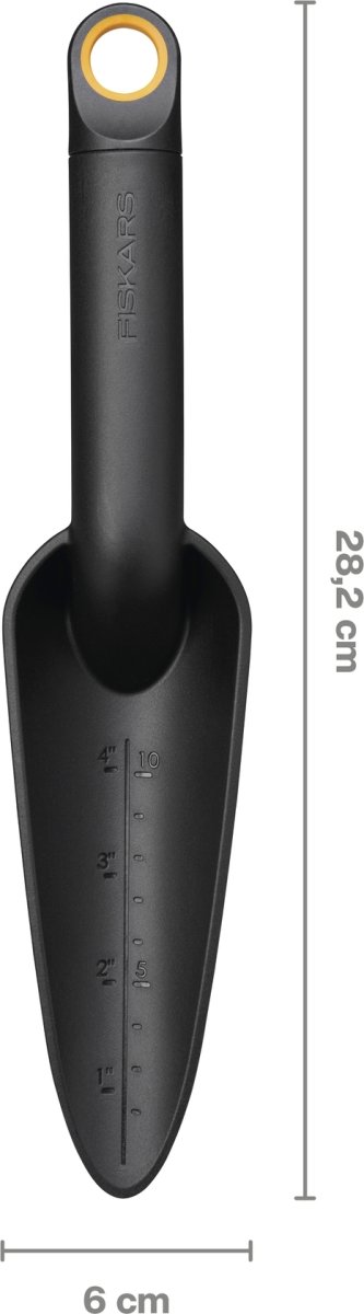 Fiskars Solid Planteske smal, sort