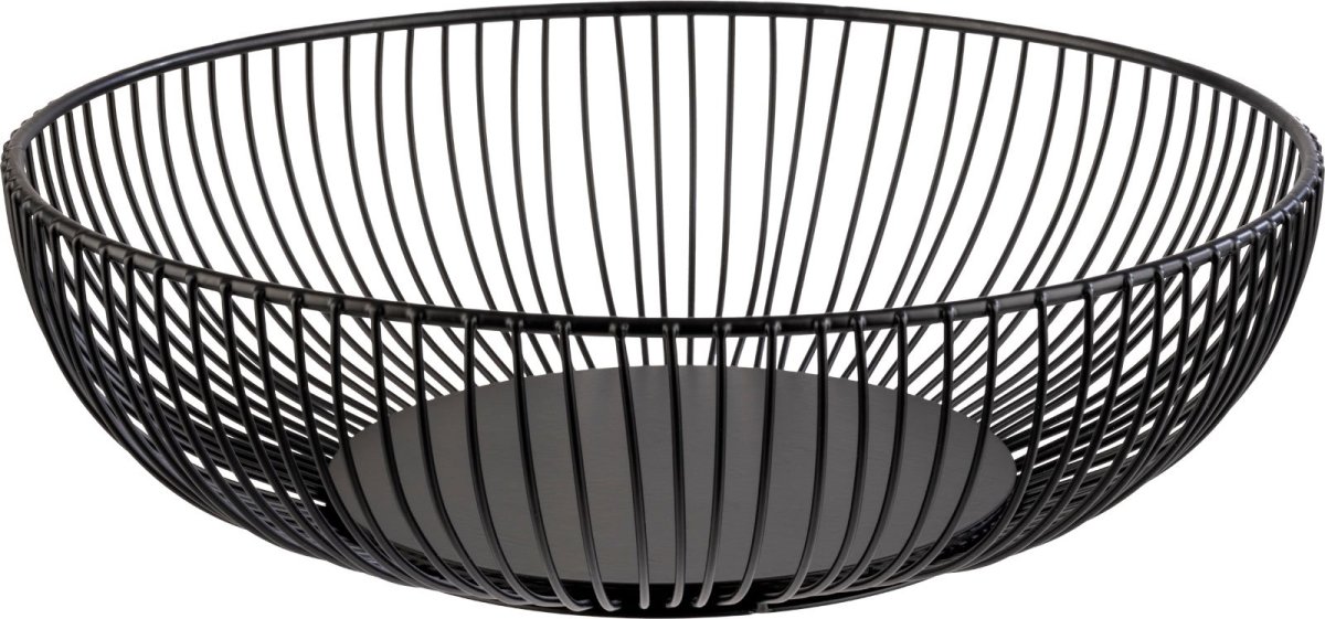 Westmark Brødkurv large, sort stål, Ø28 cm.