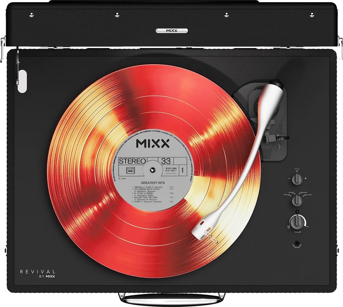 MIXX Vinylpladeafspiller Revival 65 Stereo, sort