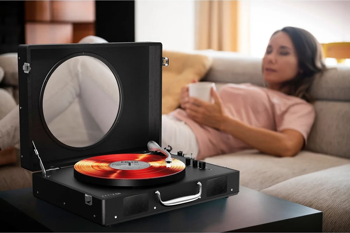 MIXX Vinylpladeafspiller Revival 65 Stereo, sort