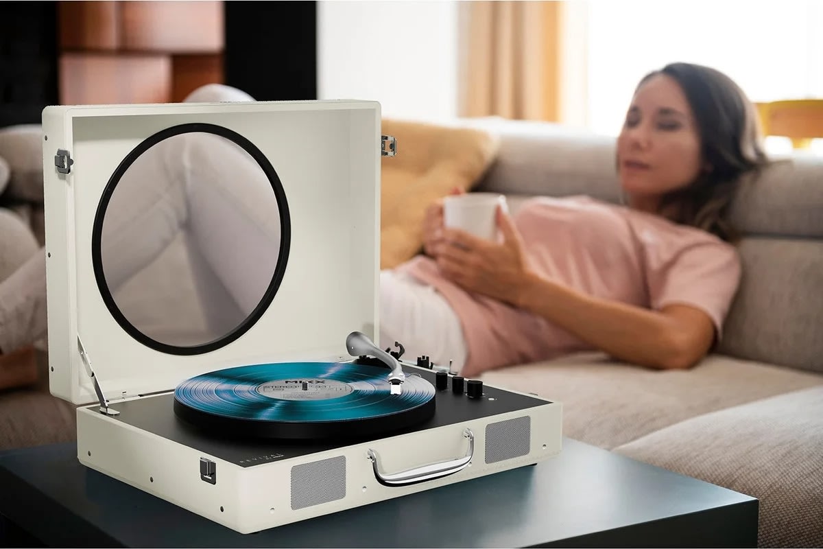 Mixx Vinylpladeafspiller Revival 65 Stereo, cream