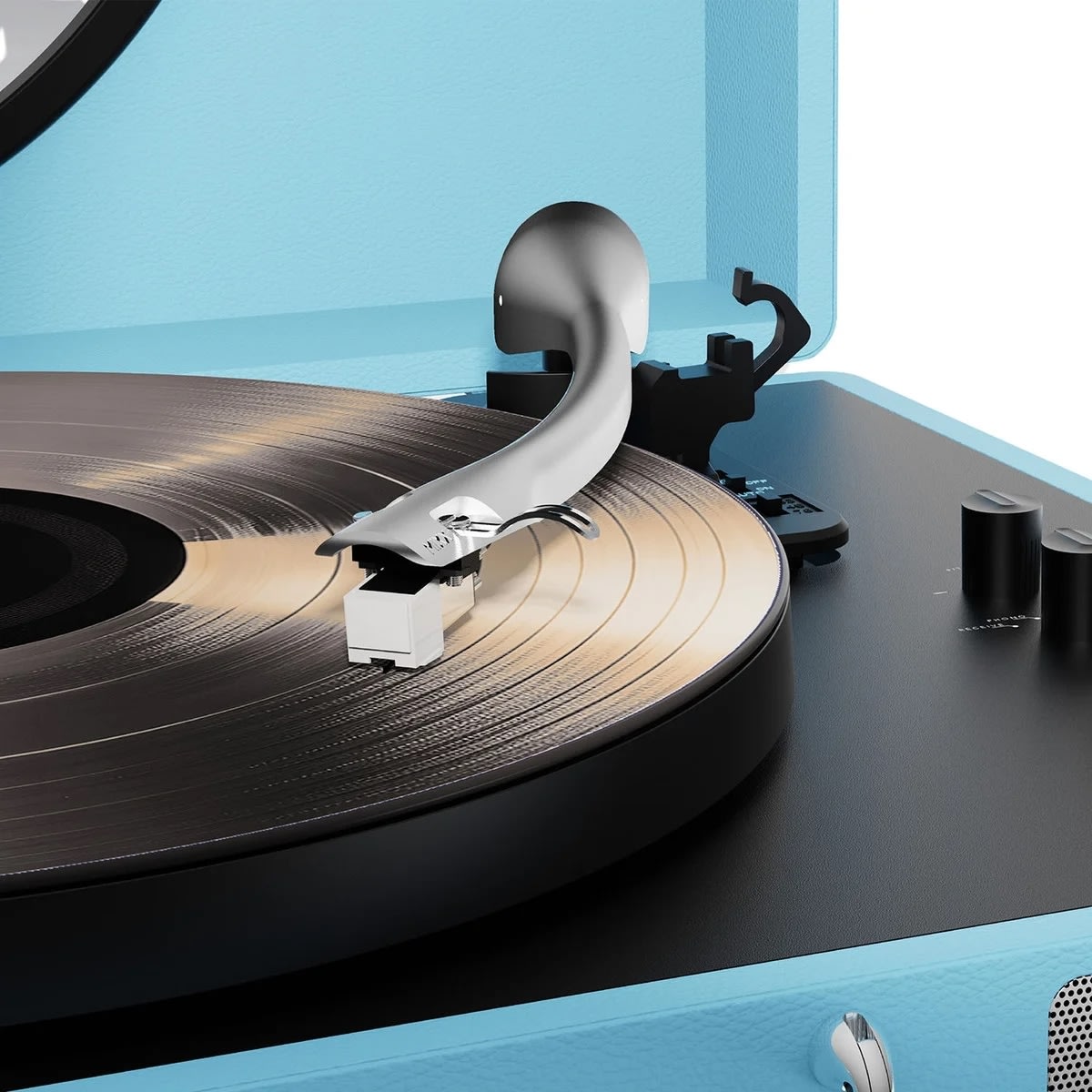 MIXX Vinylpladeafspiller Revival 65 Stereo, Blå