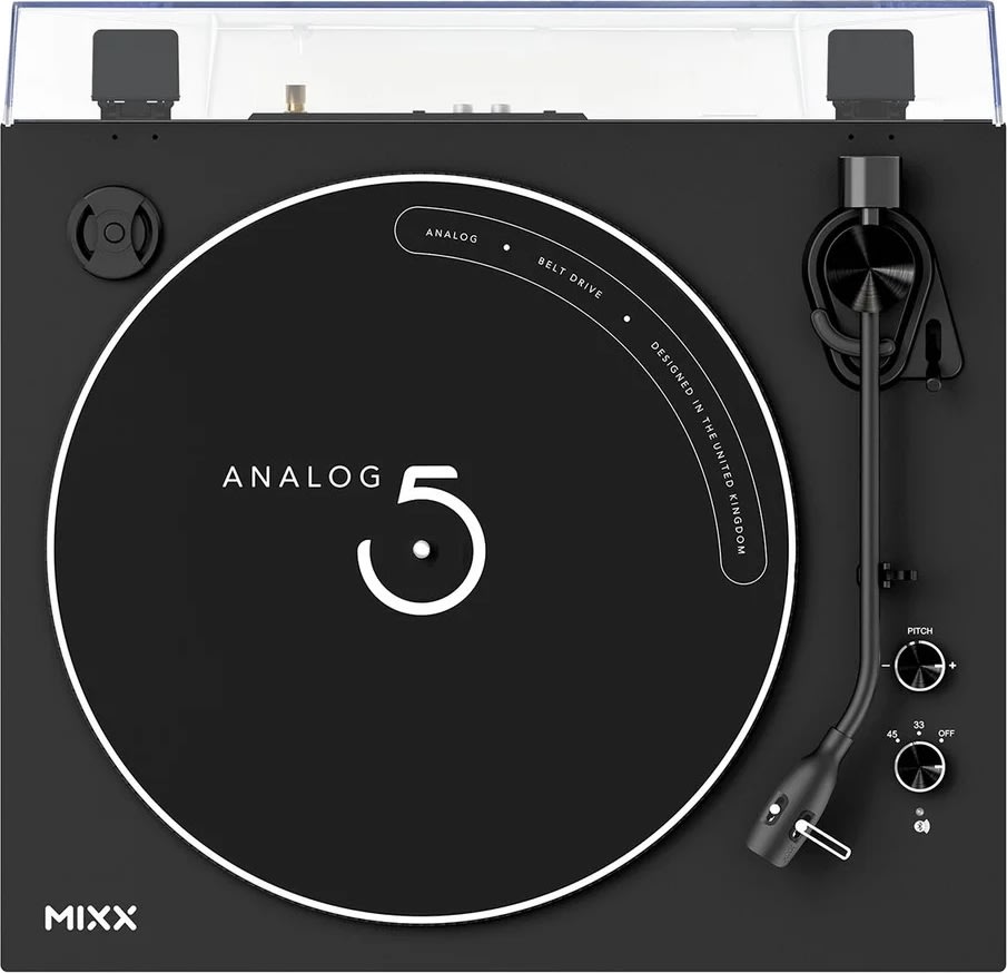 MIXX Vinylpladeafspiller Analog 5 Stereo, Sort