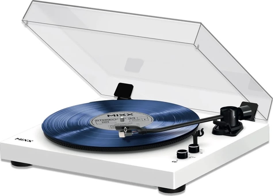 MIXX Vinylpladeafspiller Analog 5 Stereo, Hvid