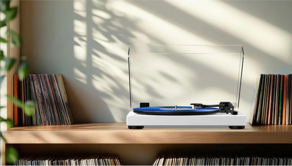 MIXX Vinylpladeafspiller Analog 5 Stereo, Hvid