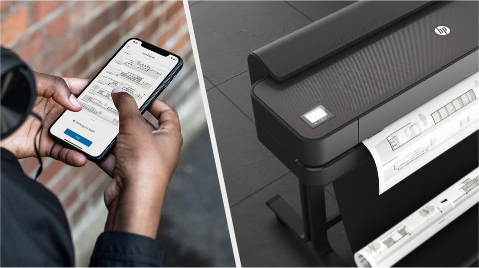 HP DesignJet T650 36" farve storformatsprinter