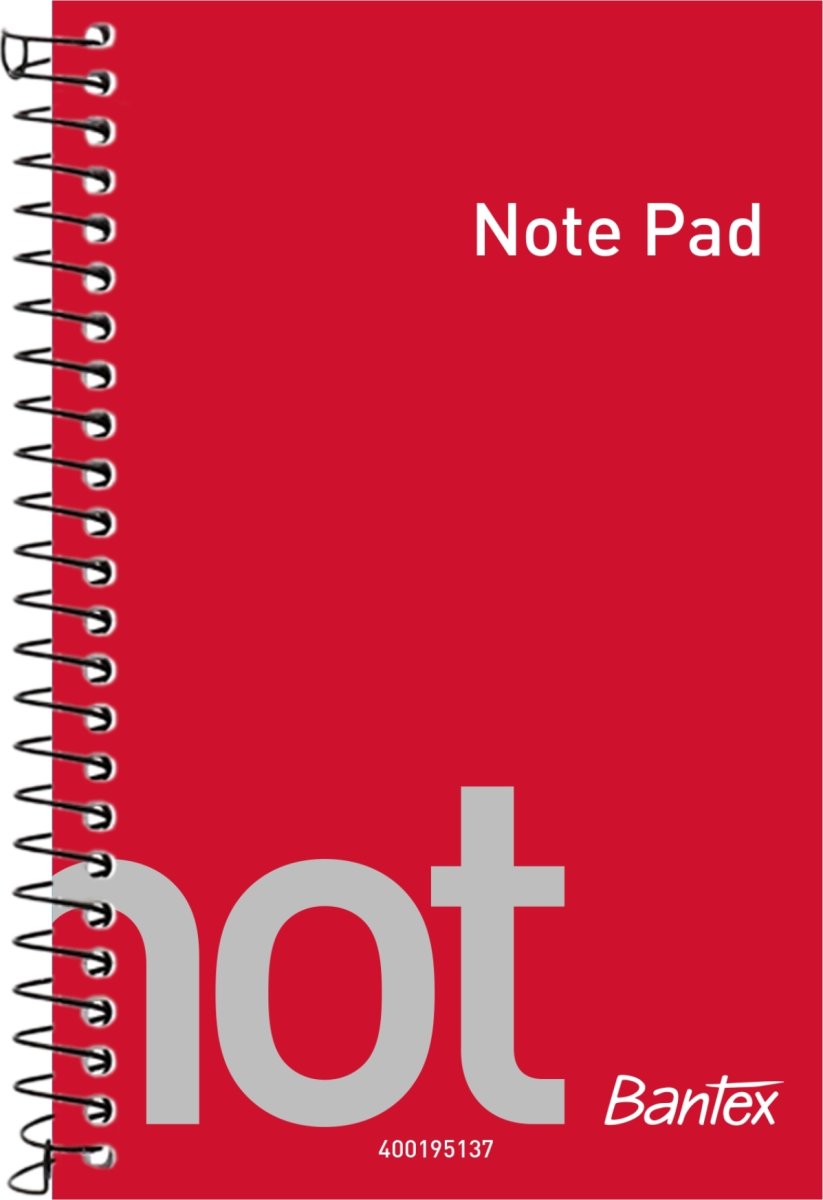 Bantex Not Spiral Notesbog, 140x90 mm
