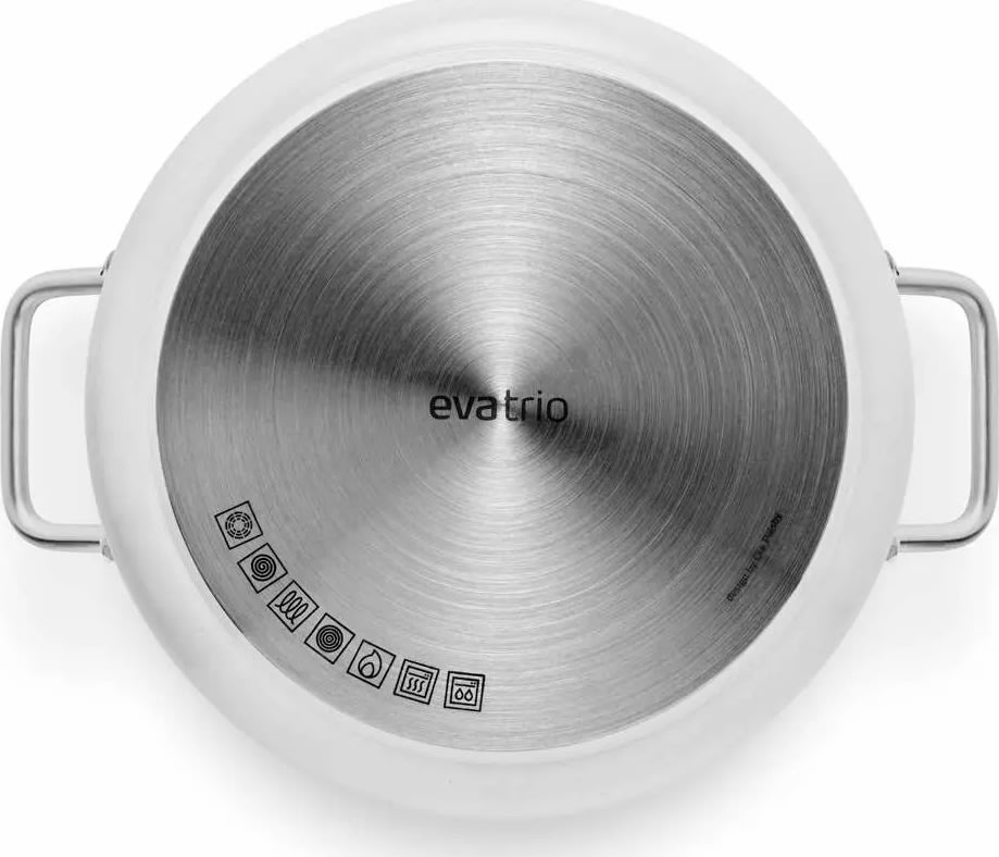 Eva Trio White Line Grydesæt, 3 dele