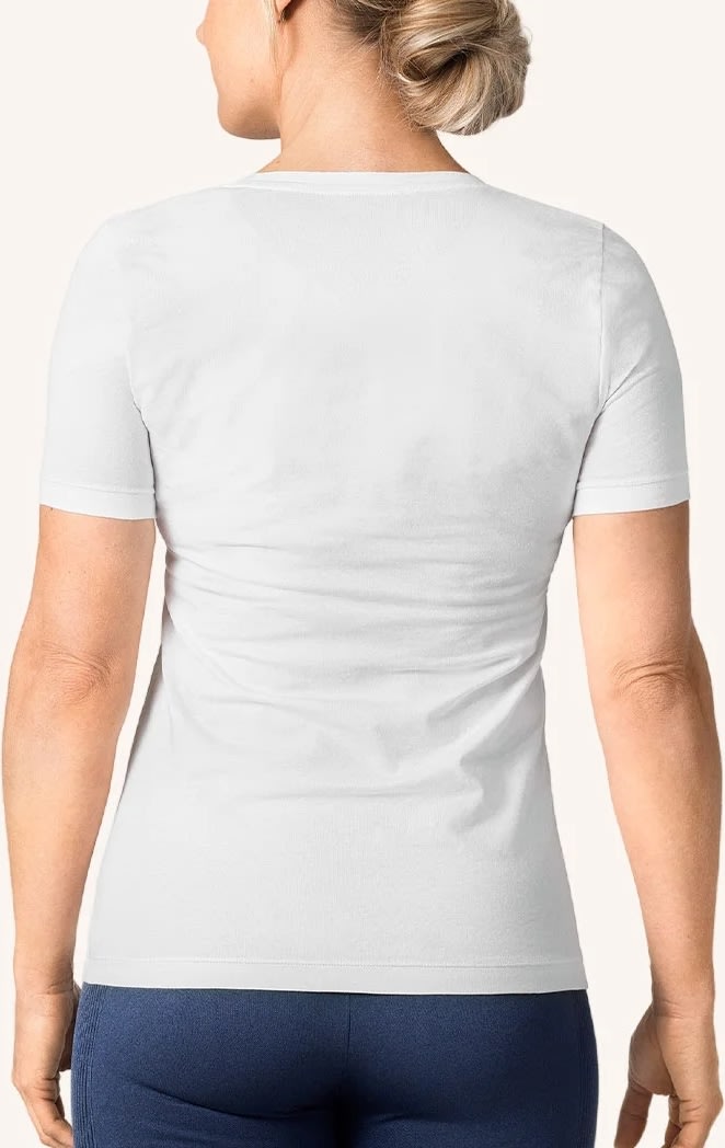 Swedish Posture T-shirt Dame Posture, hvid, M