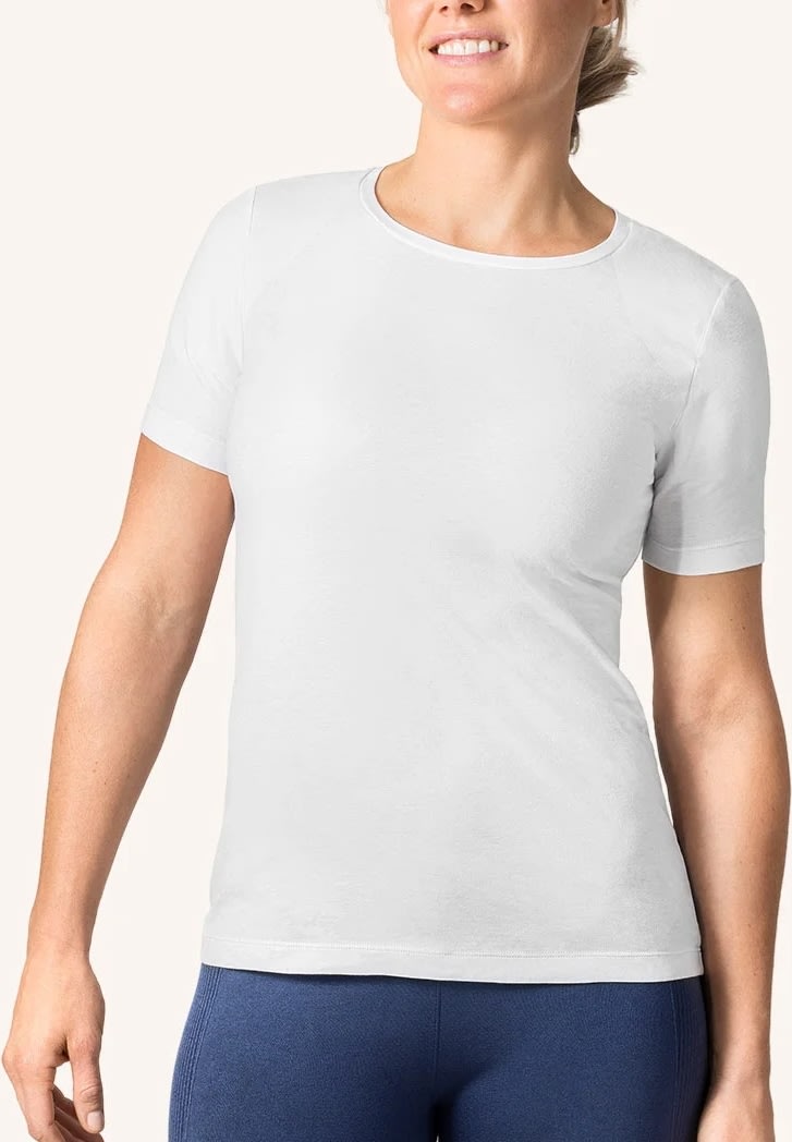 Swedish Posture T-shirt Dame Posture, hvid, M