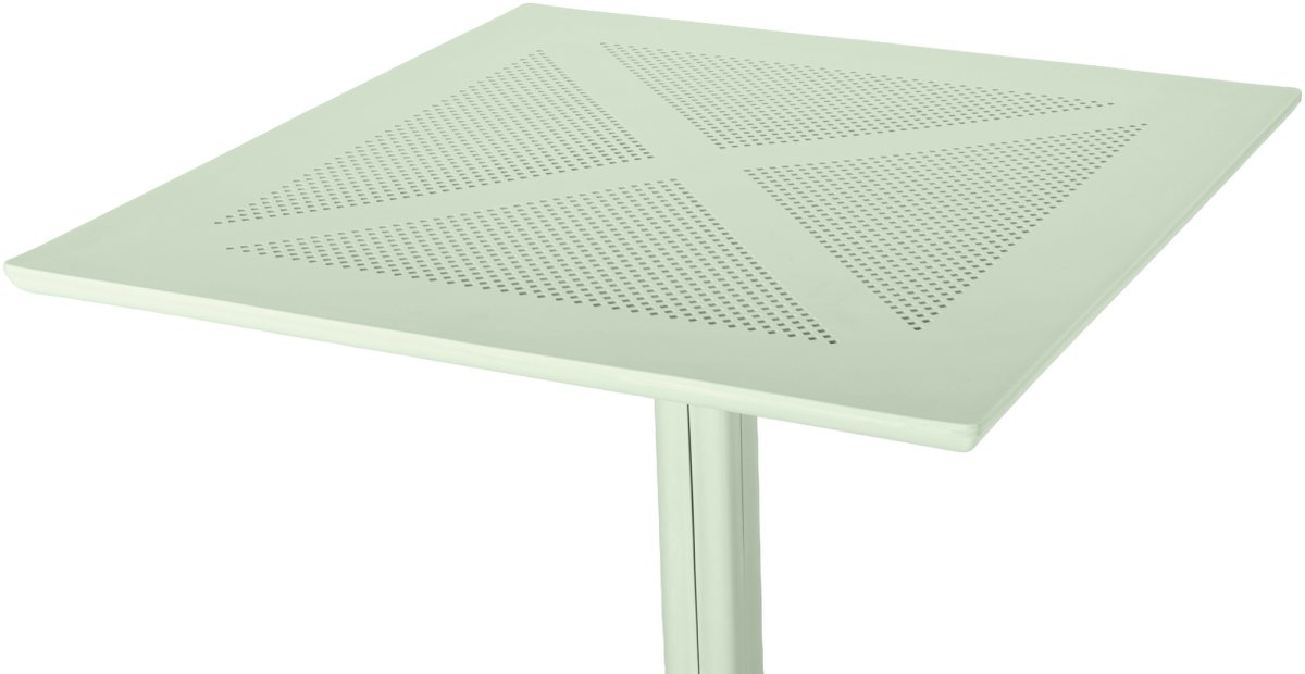 Cuba Havebord, plast, UV, 80x80x75cm, olivengrøn
