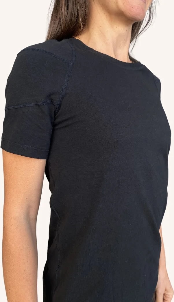 Swedish Posture T-shirt Dame Posture, sort, XL