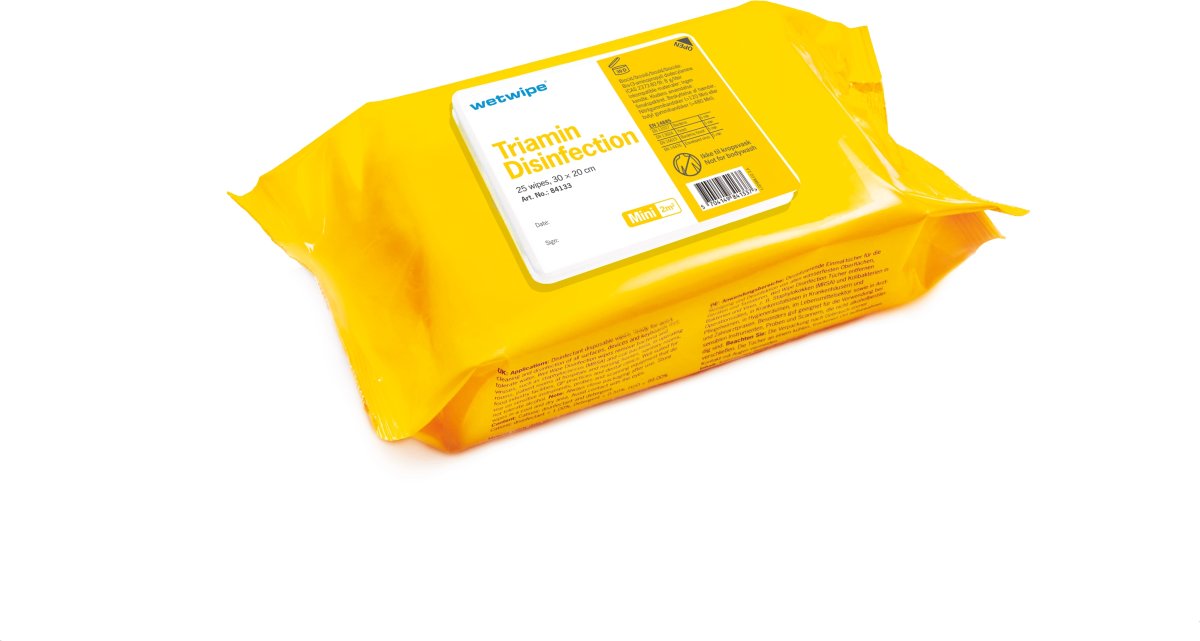 Wet Wipe Triamin Disinfection, mini, 25 wipes
