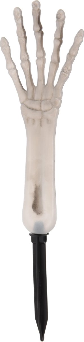 Glow-in-the-dark Skeletarm m. Jordspyd, 29 cm