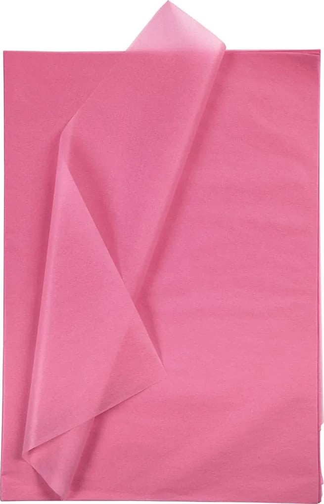 Silkepapir | 50x70 cm | 14g | 25 ark | Pink