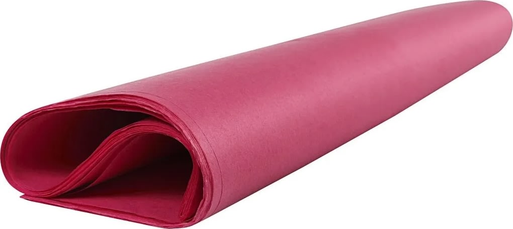 Silkepapir | 50x70 cm | 14g | 25 ark | Pink
