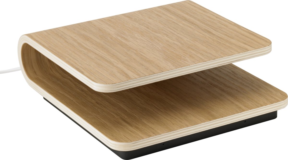 Stelton Ro Trådløs Oplader, eg