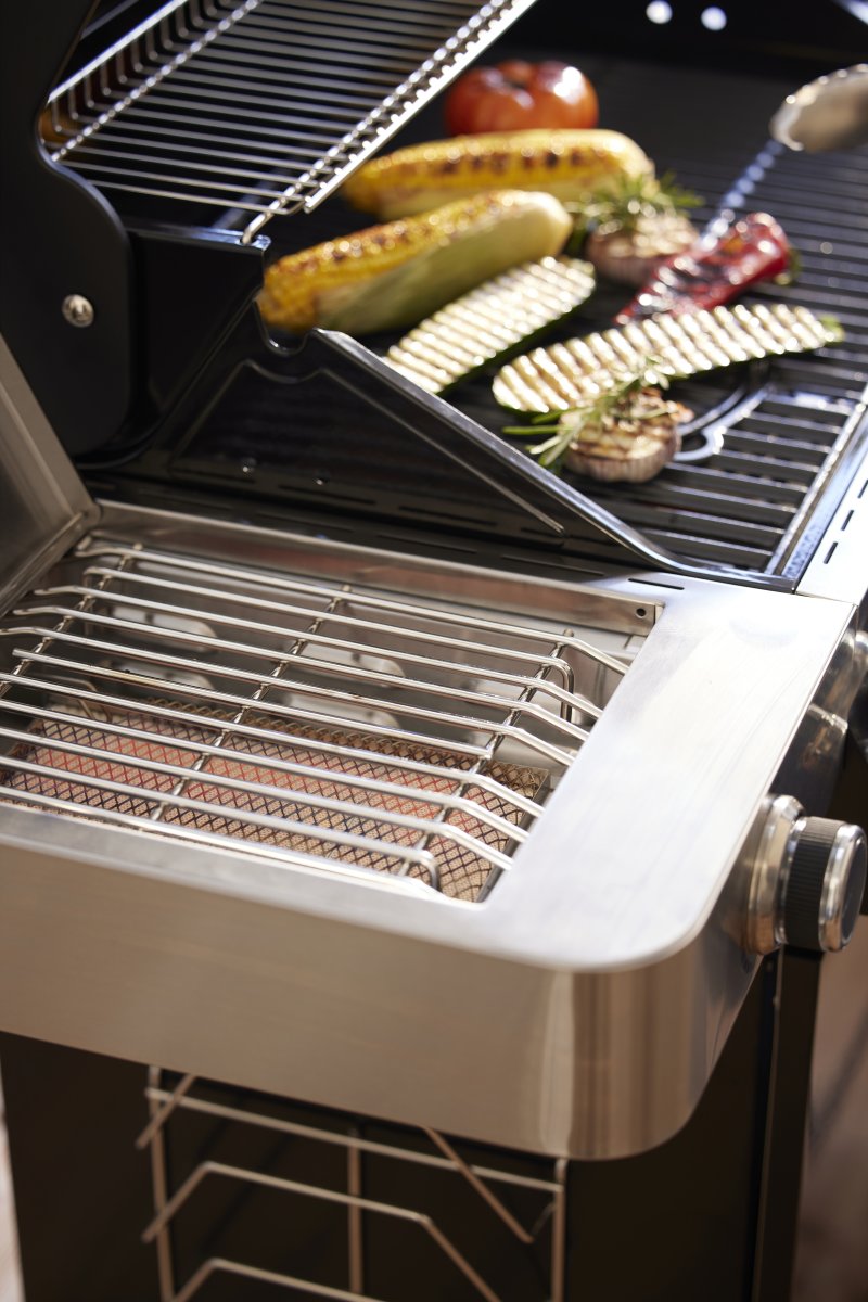 Rösle Videro G3-S Gasgrill, sort, 3 brændere