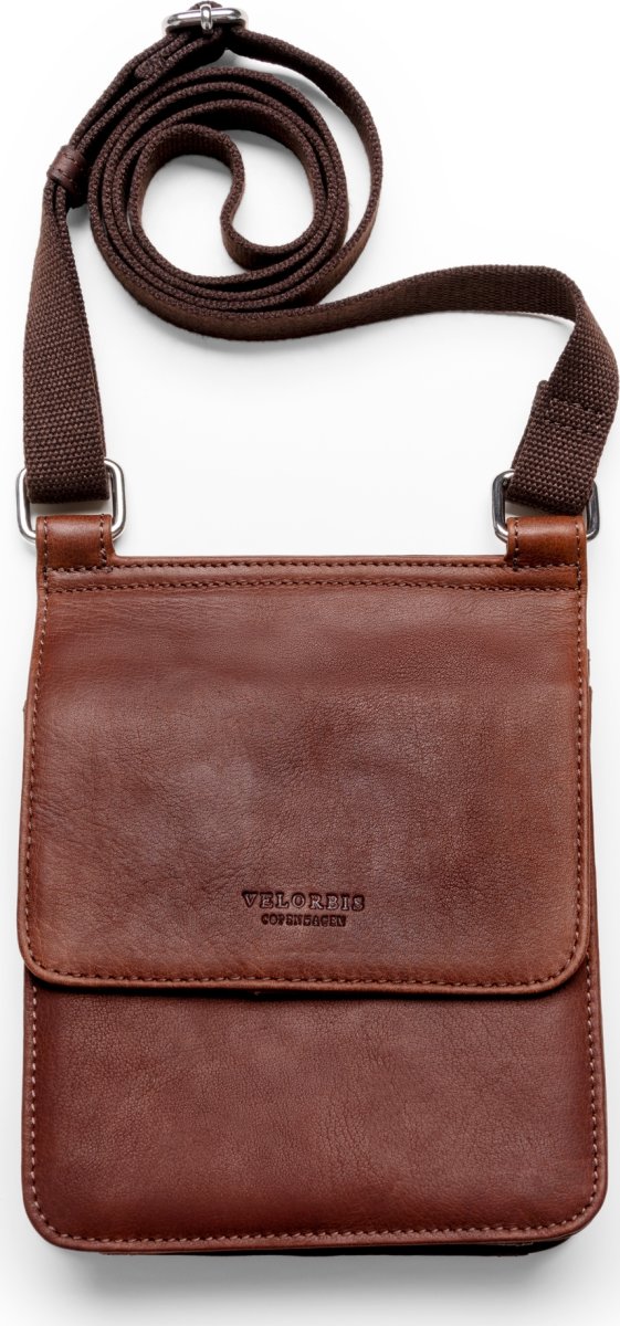 Velorbis Crossbody i Bøffellæder, brun