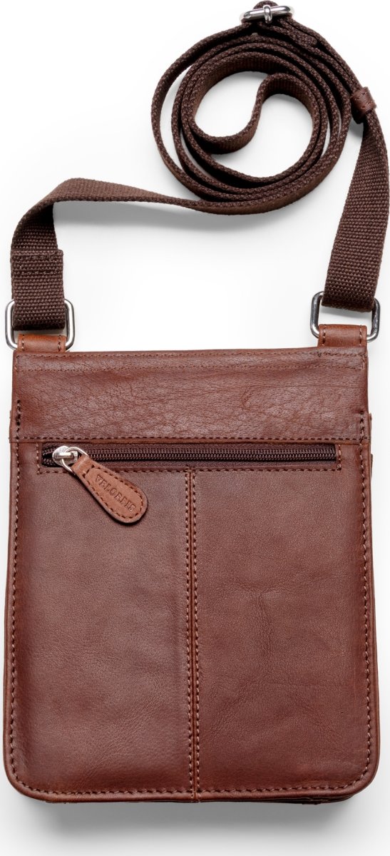 Velorbis Crossbody i Bøffellæder, brun