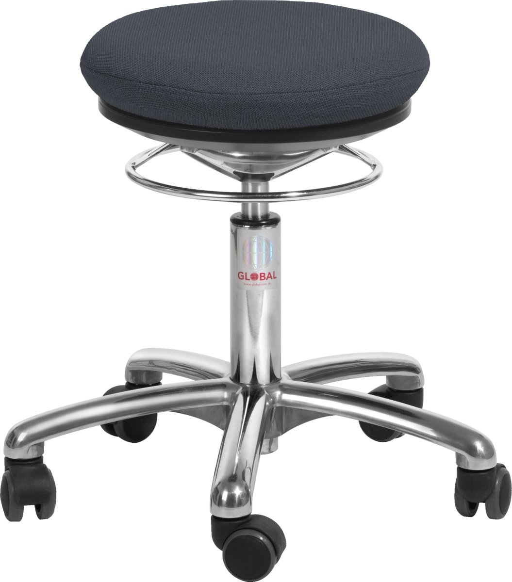 Pilates AirSeat Stol, Sort, Stof, 43-56cm