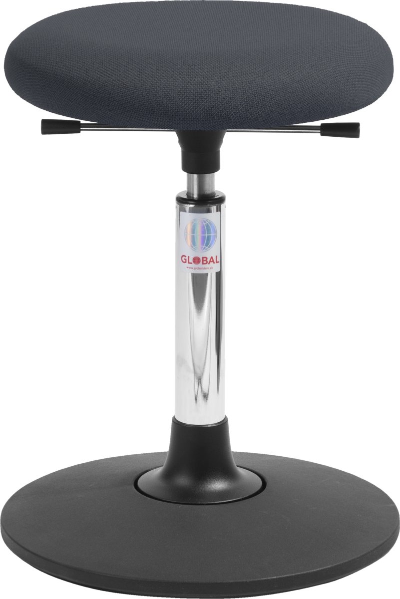 Beta Stol, Sort, Stof, 52-71 cm, Sway