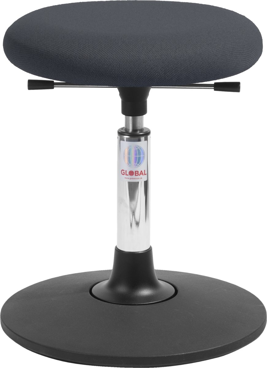Beta Stol, Sort, Stof, 43-56 cm, Sway