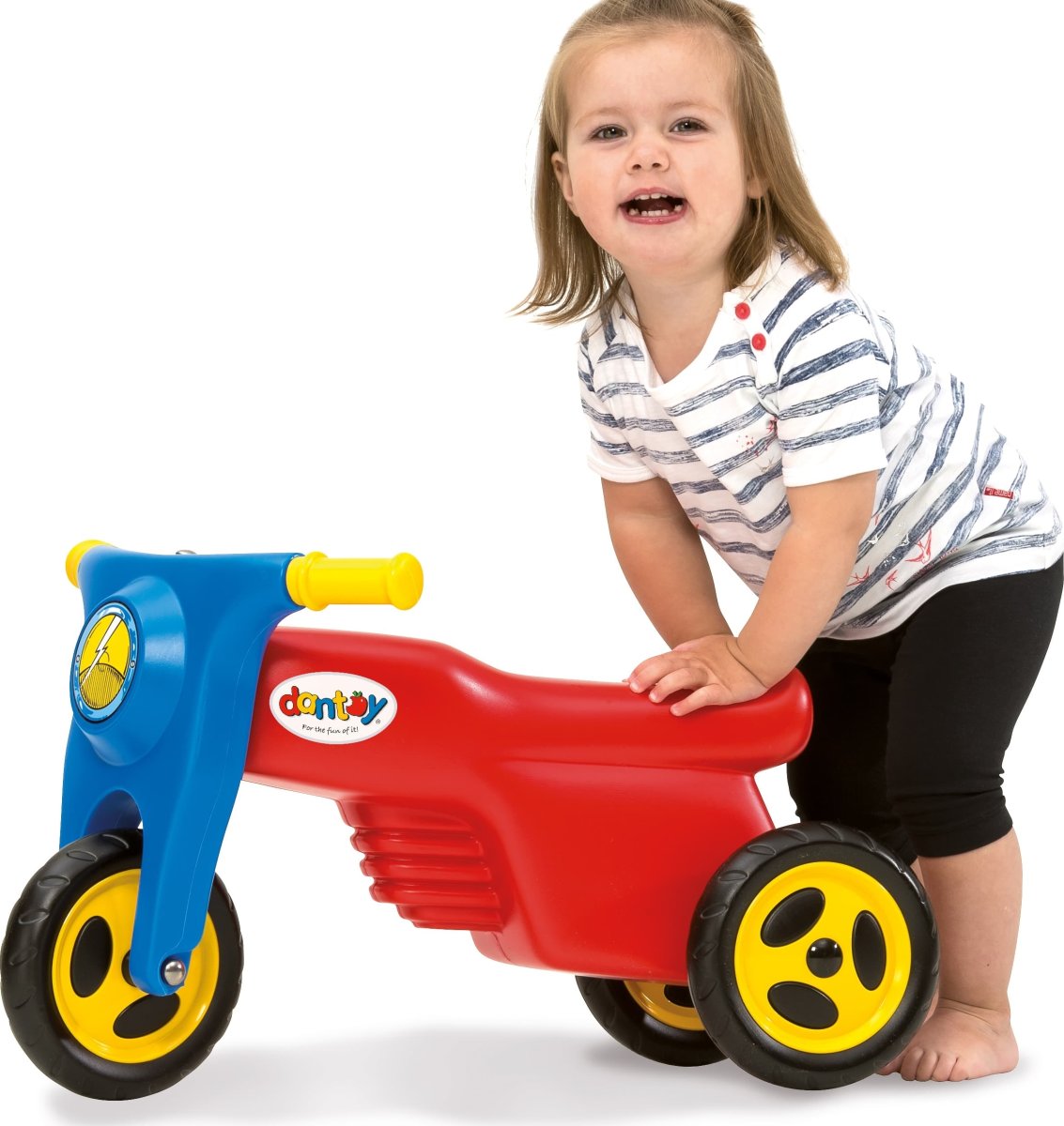 Dantoy Motorcykel m/plastikhjul, L58,5 cm