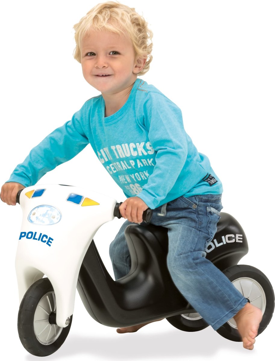 Dantoy Politi scooter m/gummihjul, L60 cm