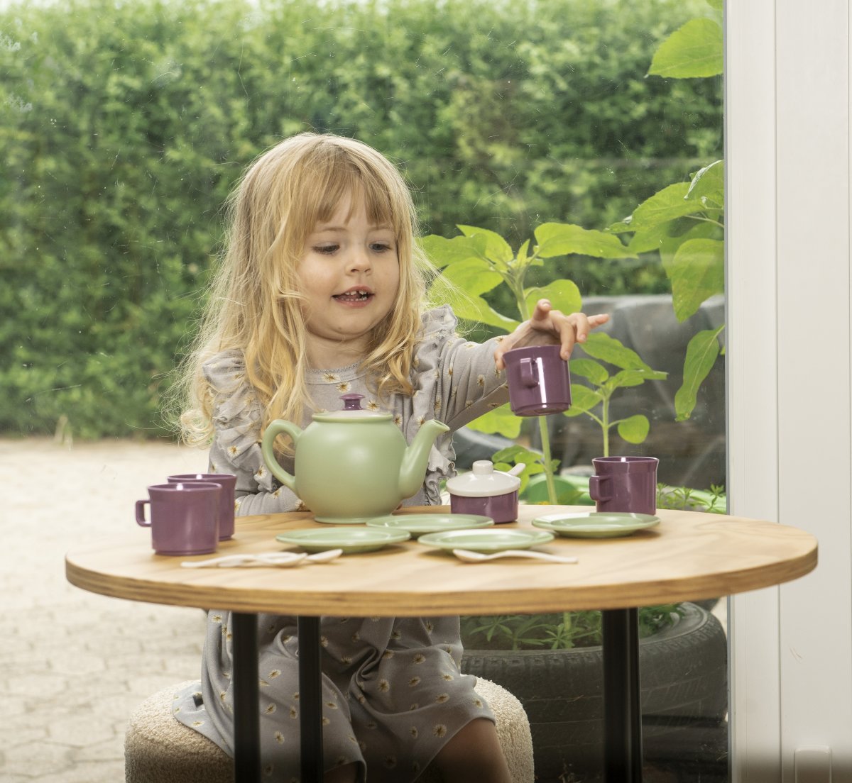 Dantoy Green Garden tesæt, 16 dele, L29 cm
