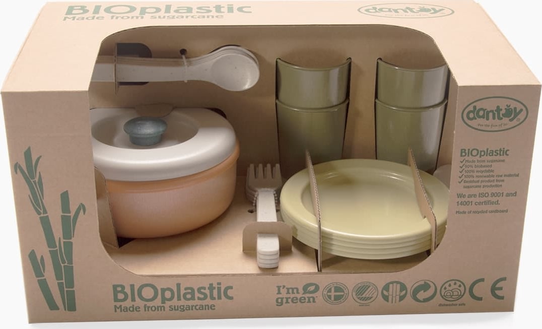 Dantoy BIO plast spisesæt, 22 dele