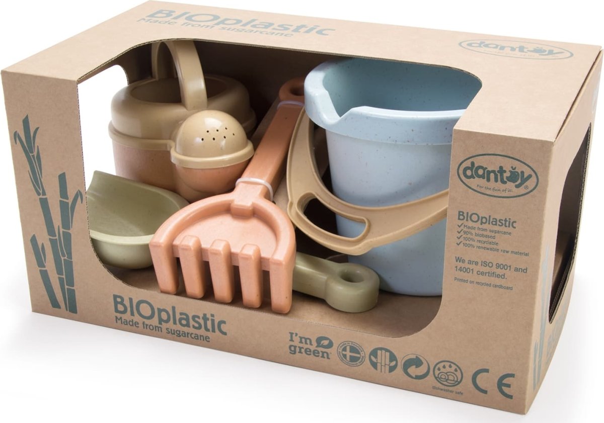 Dantoy BIO plast sandsæt, 4 dele