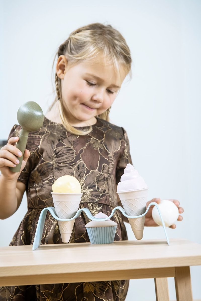 Dantoy BIO cupcake & is-sæt, 54 dele