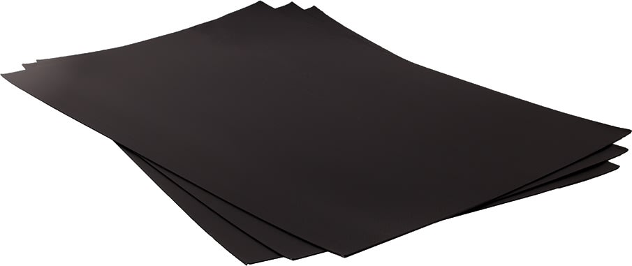 Mellemlæg | Plast | 250g | 1150x750 mm | Sort