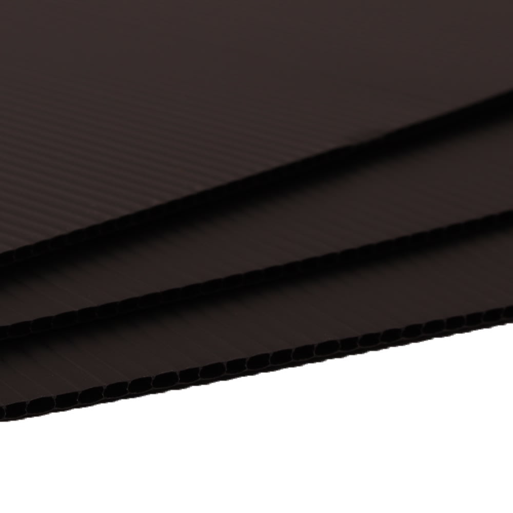 Mellemlæg | Plast | 250g | 1150x750 mm | Sort
