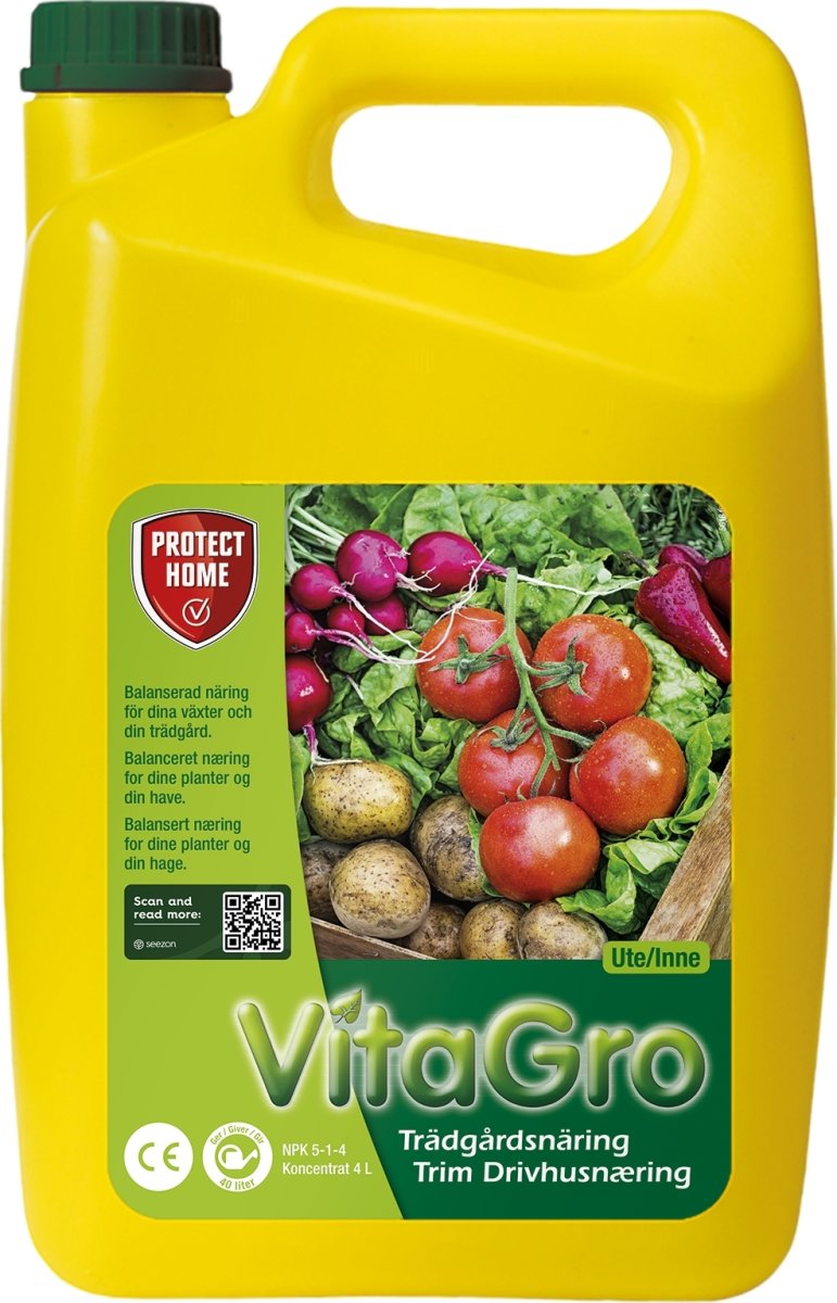 Vitagro Drivhusgødning, 4L.