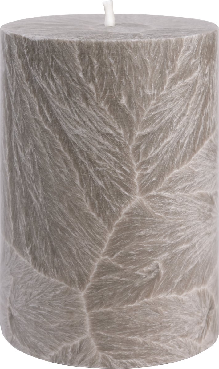 Bloklys, Shea-stearin, 6,7x10 cm, Khaki