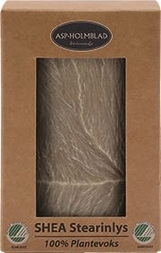 Bloklys, Shea-stearin, 6,7x10 cm, Khaki