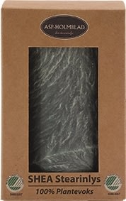 Bloklys, Shea-stearin, 6,7x10 cm, Grøn