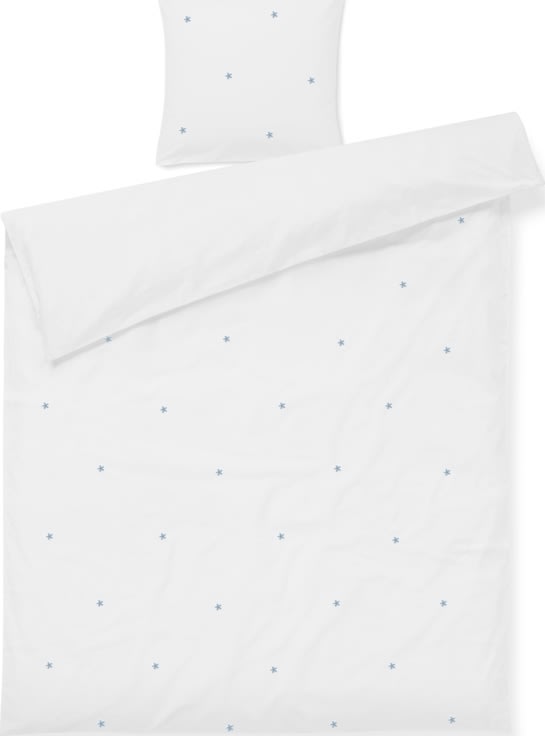 JUNA Daisy Sengetøj 140x220 cm, hvid