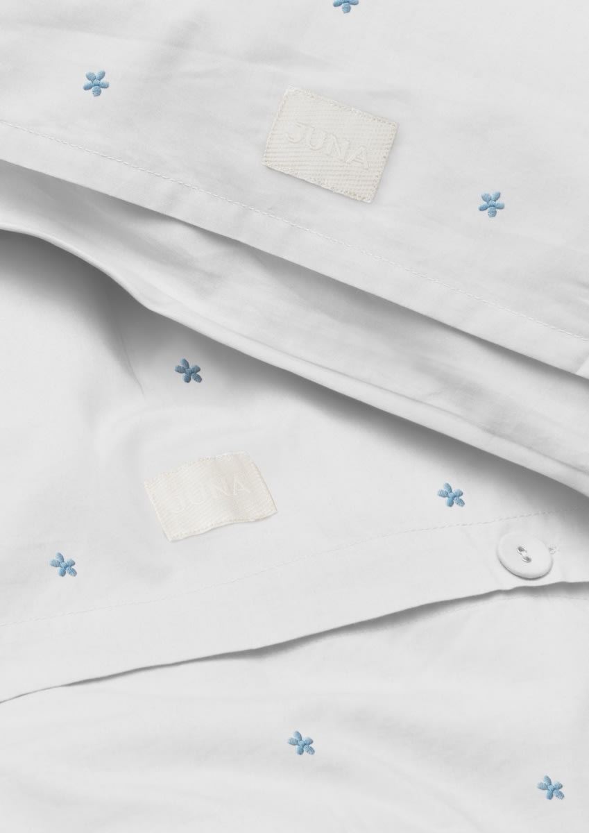 JUNA Daisy Sengetøj 140x220 cm, hvid