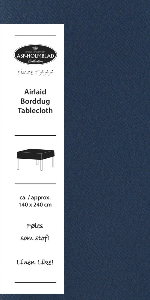 Foldedug, Airlaid, 140x240 cm, Mørkeblå