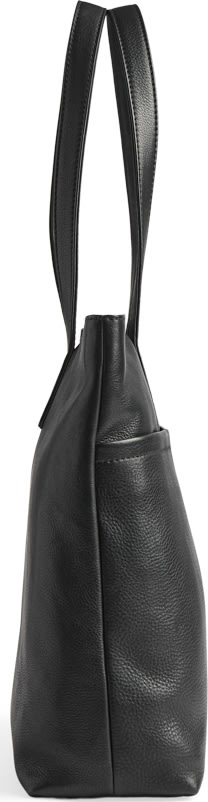 Markberg Molina Shopper, zero waste læder, sort