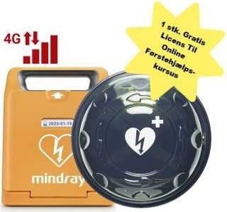 Mindray BeneHeart C1 4G Hjertestarter inkl. skab
