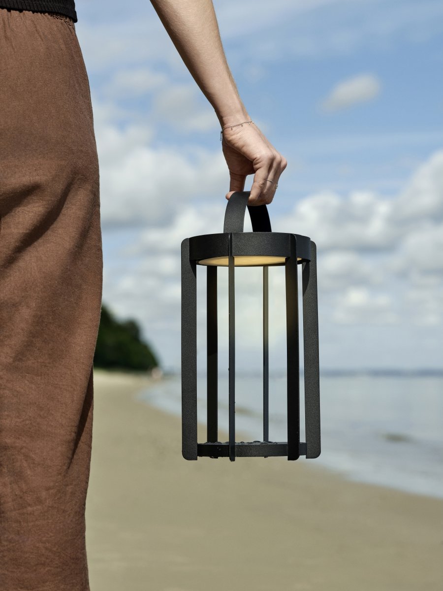 Zone Firefly LED lanterne, Ø19 x H30 cm, sort