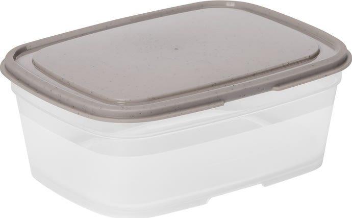 Sustain opbevaringsboks, gråbrun, 0,8L.