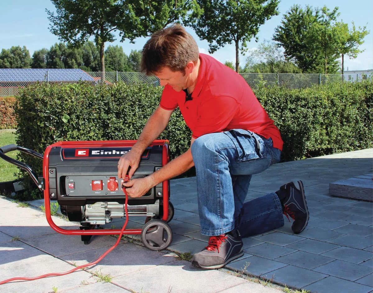 Einhell Generator m/hjul 4-taktsmotor, 3100W