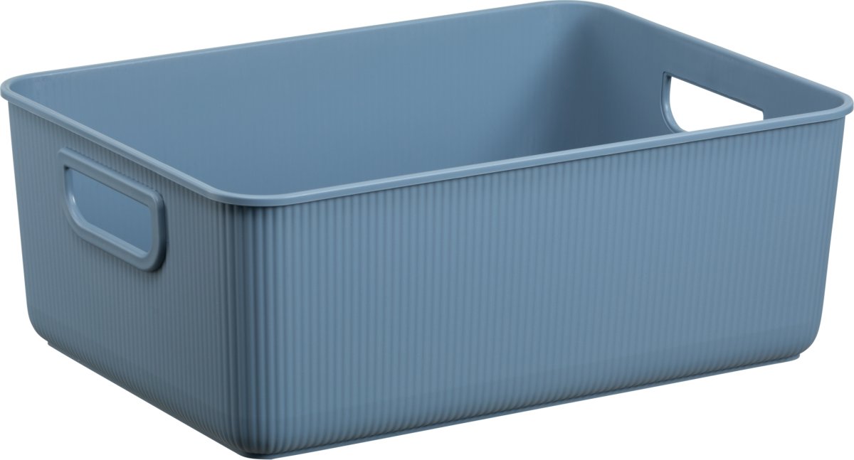 Akita opbevaringsboks, medium, blå