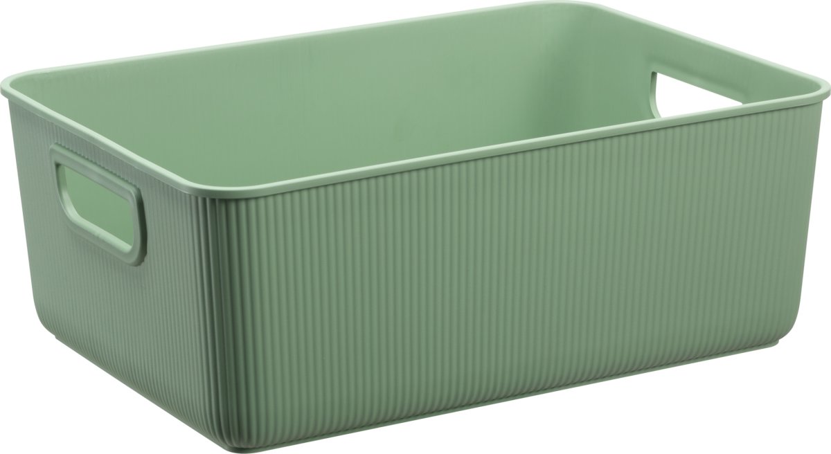 Akita opbevaringsboks, medium, grøn